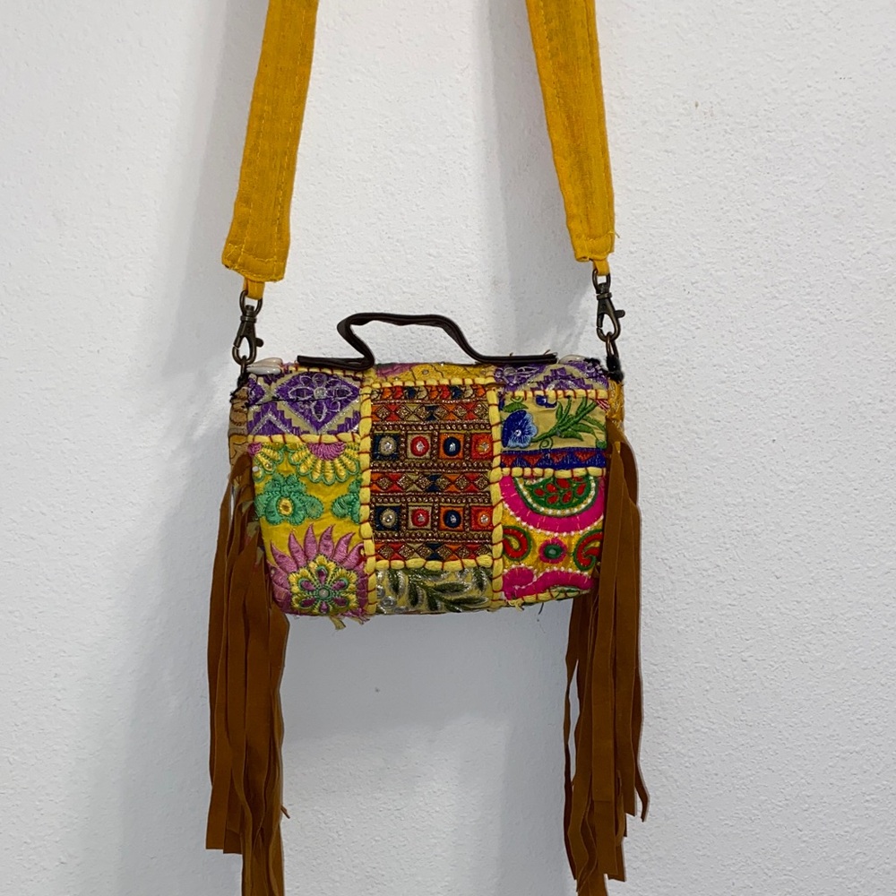 Colorful Bohemian Fringe Bag - Picture 4 of 13